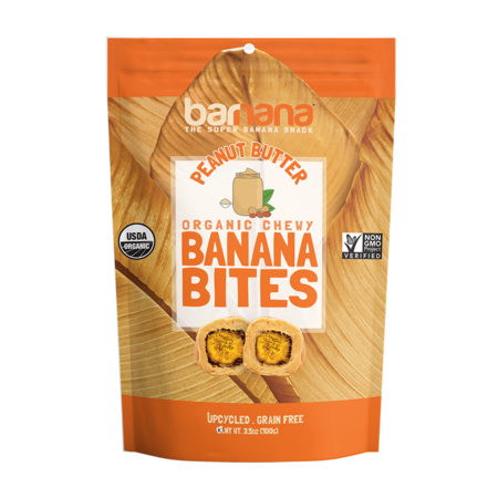 BARNANA Peanut Butter Banana Bites Single Serve 40g, PK36 3119